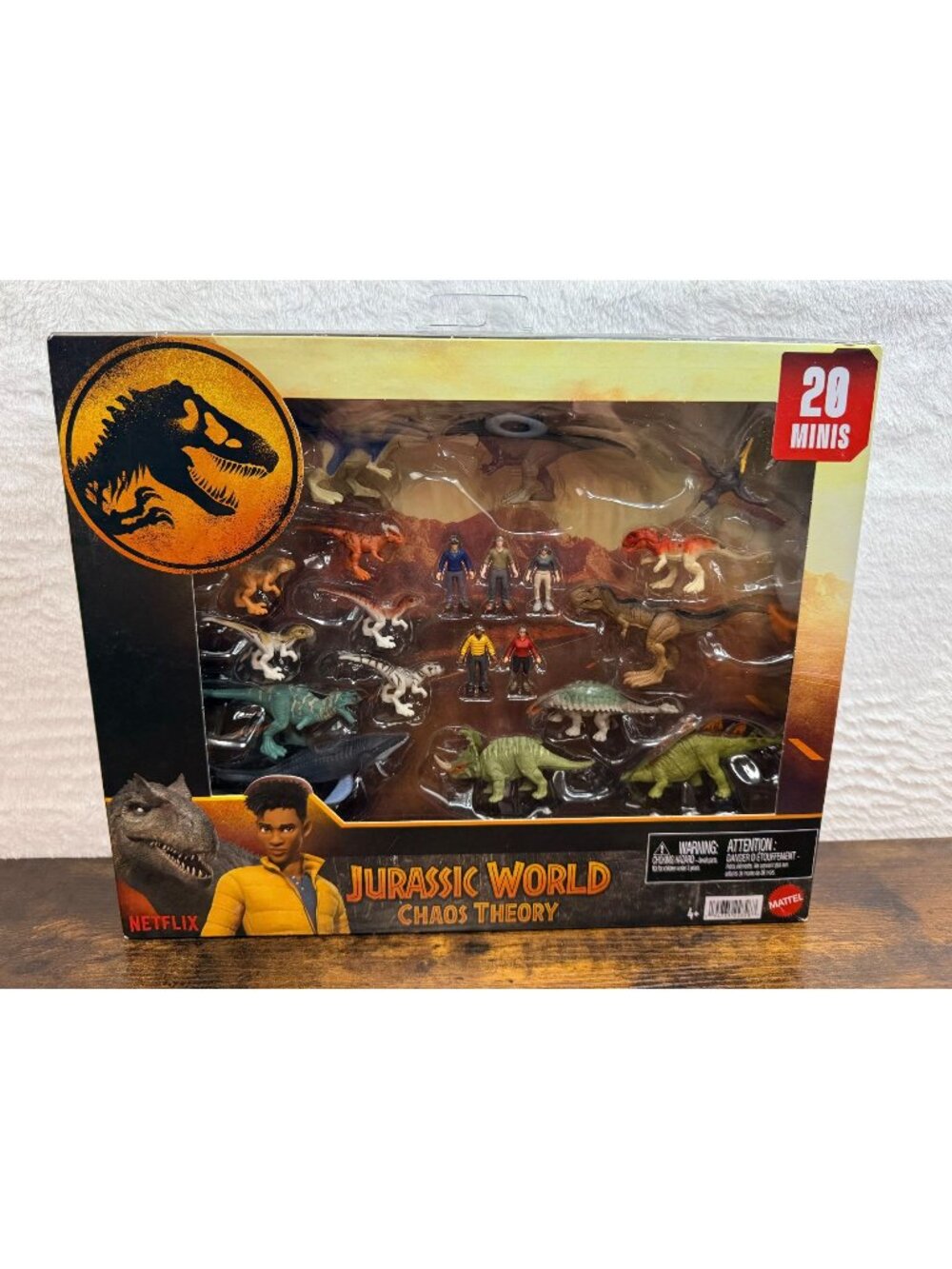 Jurassic World Chaos Theory Mini Figures Set Of 20 By Mattel Netflix Series